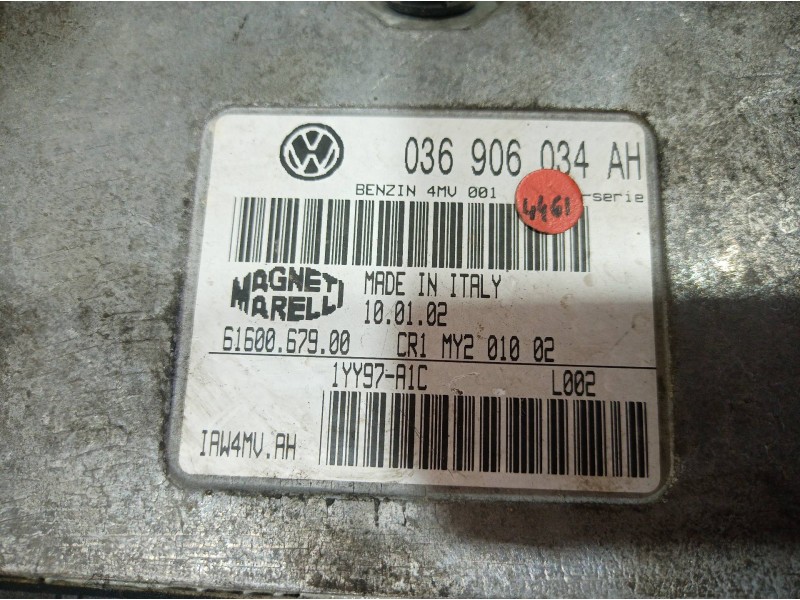 Recambio de centralita motor uce para seat ibiza (6l1) 1.4 16v referencia OEM IAM 036906034AH 036906034AH 036906034AH