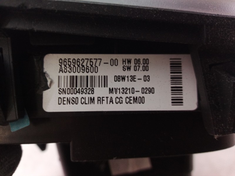 Recambio de mando climatizador para citroën c4 picasso business class referencia OEM IAM 9659627577 9659627577 9659627577