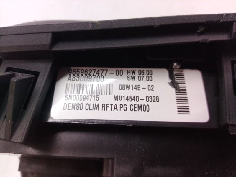 Recambio de mando climatizador para citroën c4 picasso business class referencia OEM IAM 9659627477 9659627477 A83009700