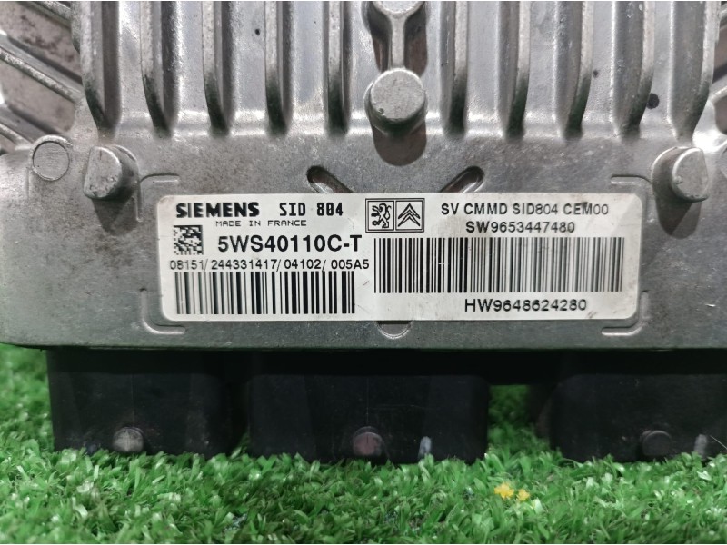 Recambio de centralita motor uce para citroën c3 1.4 hdi audace referencia OEM IAM 5WS40110CT 5WS40110CT HW9648624280