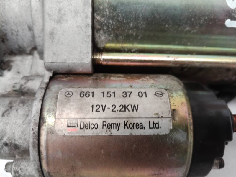 Recambio de motor arranque para ssangyong kyron 200 xdi 2wd referencia OEM IAM 6611513701 6611513701 6611513701