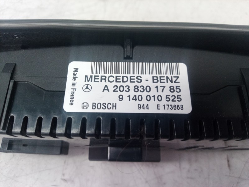 Recambio de mando calefaccion / aire acondicionado para mercedes-benz clase c (w203) berlina referencia OEM IAM A2038301785 A203