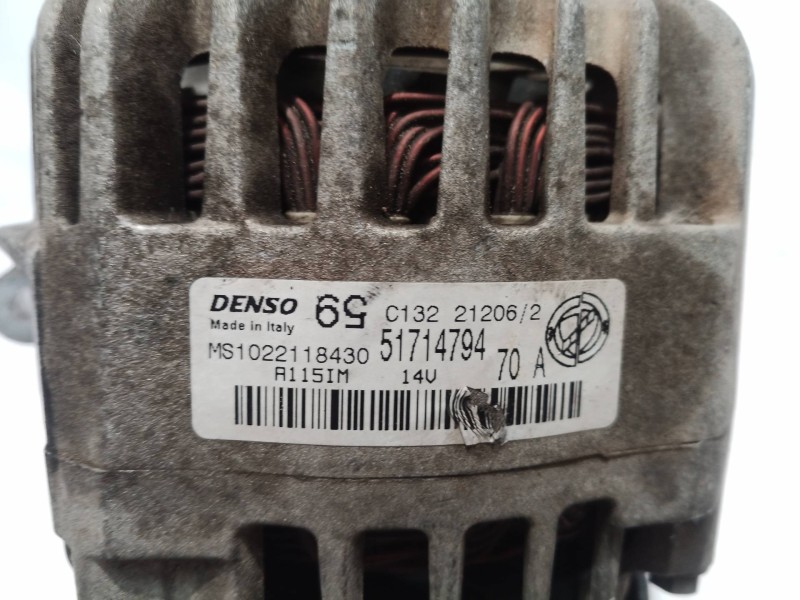 Recambio de alternador para fiat grande punto (199) referencia OEM IAM 51714794 51714794 1022118430