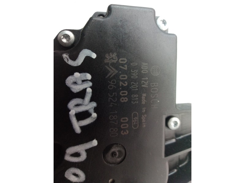 Recambio de motor limpia trasero para peugeot 207 confort referencia OEM IAM 0390201813 0390201813 9652418780