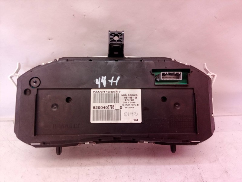 Recambio de cuadro instrumentos para renault megane ii coupe/cabrio authentique referencia OEM IAM 8200408798 8200408798 8200408
