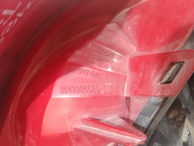 Recambio de piloto trasero izquierdo para peugeot 207 confort referencia OEM IAM 9649986680 9649986680 9649986680