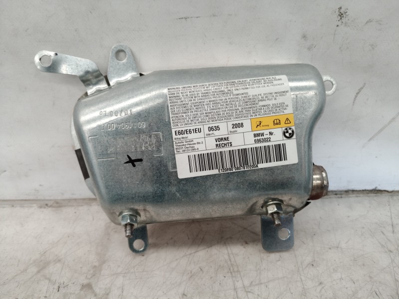 Recambio de airbag lateral derecho para bmw serie 5 berlina (e60) 530d referencia OEM IAM 601190400F 601190400F 601190400F