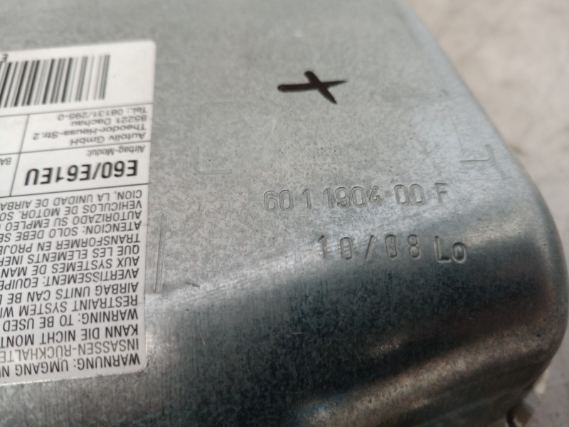 Recambio de airbag lateral derecho para bmw serie 5 berlina (e60) 530d referencia OEM IAM 601190400F 601190400F 601190400F