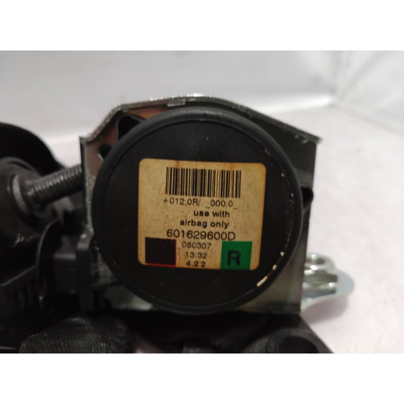 Recambio de cinturon seguridad delantero derecho para bmw serie 5 berlina (e60) 530d referencia OEM IAM 601629600D 601629600D 08