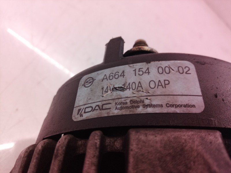 Recambio de alternador para ssangyong kyron 200 xdi premium 4wd referencia OEM IAM A6641540002 A6641540002 A6641540002