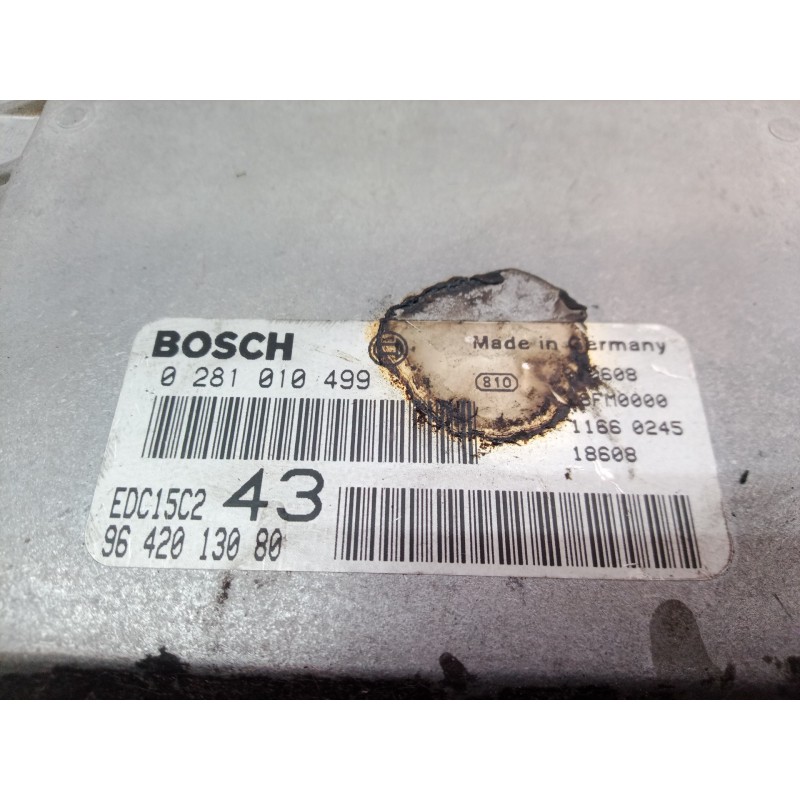 Recambio de centralita motor uce para citroën xsara berlina 2.0 hdi 66kw premier referencia OEM IAM 0281010499 0281010499 964201