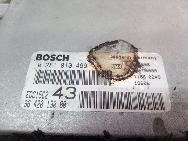 Recambio de centralita motor uce para citroën xsara berlina 2.0 hdi 66kw premier referencia OEM IAM 0281010499 0281010499 964201