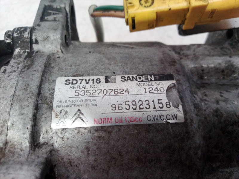 Recambio de compresor aire acondicionado para citroën xsara berlina 2.0 hdi 66kw premier referencia OEM IAM 965923158 965923158 