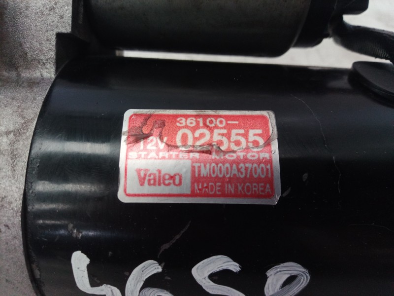 Recambio de motor arranque para kia picanto 1.1 active referencia OEM IAM TM000A37001 TM000A37001 TM000A37001