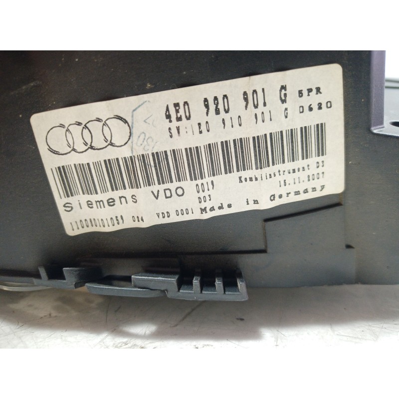 Recambio de cuadro instrumentos para audi a8 (4e2) 3.0 tdi quattro l referencia OEM IAM 4E0920901G 4E0920901G 4E0920901