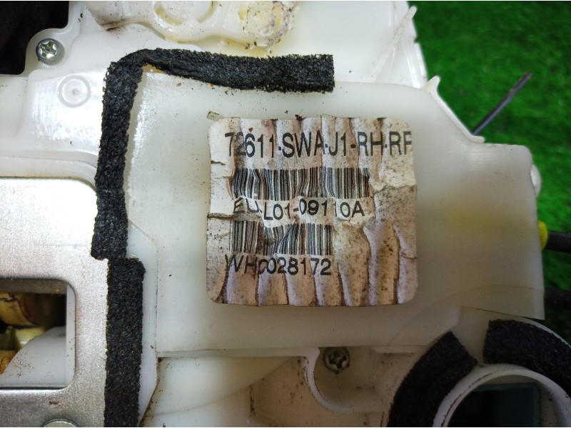 Recambio de cerradura puerta trasera derecha para honda cr-v (re) executive referencia OEM IAM 72611SWAJ1 72611SWAJ1 72611SWAJ1