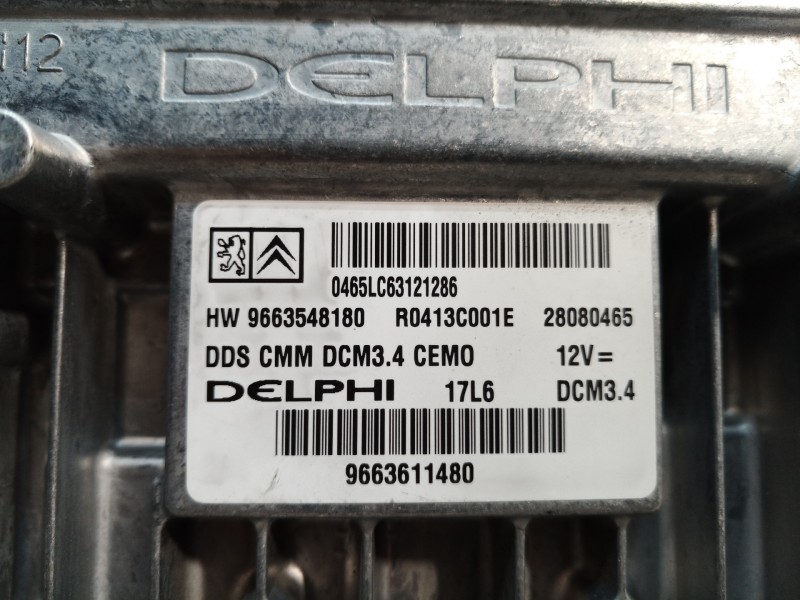 Recambio de centralita motor uce para peugeot 407 st confort referencia OEM IAM 9663548180 9663548180 9663548180