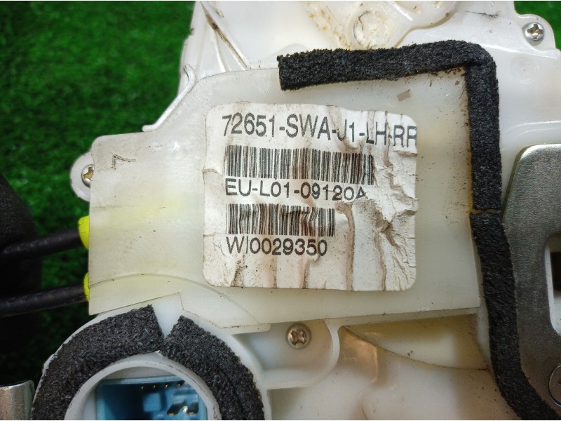 Recambio de cerradura puerta trasera izquierda para honda cr-v (re) executive referencia OEM IAM 72651SWAJ1 72651SWAJ1 72651SWAJ