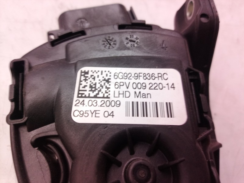 Recambio de potenciometro pedal para ford mondeo ber. (ca2) referencia OEM IAM 6G929F836RC 6G929F836 6PV00922014