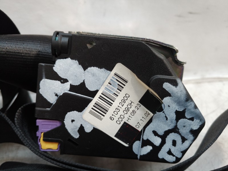 Recambio de cinturon seguridad trasero central para audi a8 (4e2) 3.7 quattro referencia OEM IAM 610312900 610312900 610312900