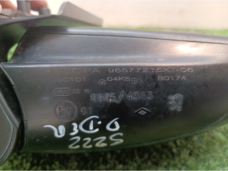 Recambio de retrovisor derecho para peugeot 307 cc (s2) sport referencia OEM IAM 96577215XT06 96577215XT06 96577215