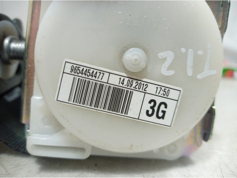Recambio de cinturon seguridad trasero izquierdo para citroën c4 picasso business class referencia OEM IAM 9654454477 9654454477