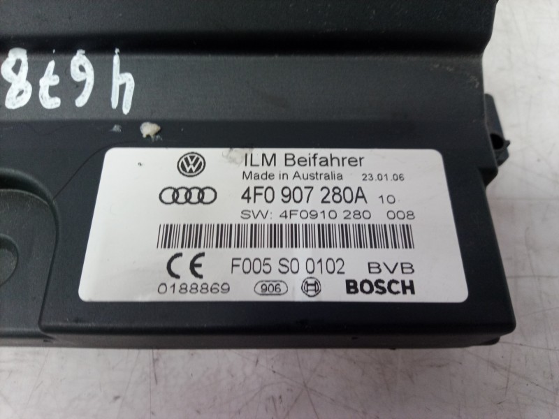 Recambio de modulo electronico para audi q7 (4l) 4l/xbunq1 referencia OEM IAM 4F0907280A 4F0907280A 4F0910280