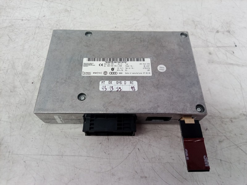 Recambio de modulo electronico para audi q7 (4l) 4l/xbunq1 referencia OEM IAM 4E0862335 4E0862335 4E0910336