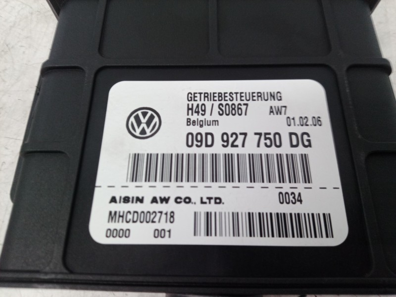 Recambio de centralita cambio automatico para audi q7 (4l) 4l/xbunq1 referencia OEM IAM 09D927750 09D927750 09D927750