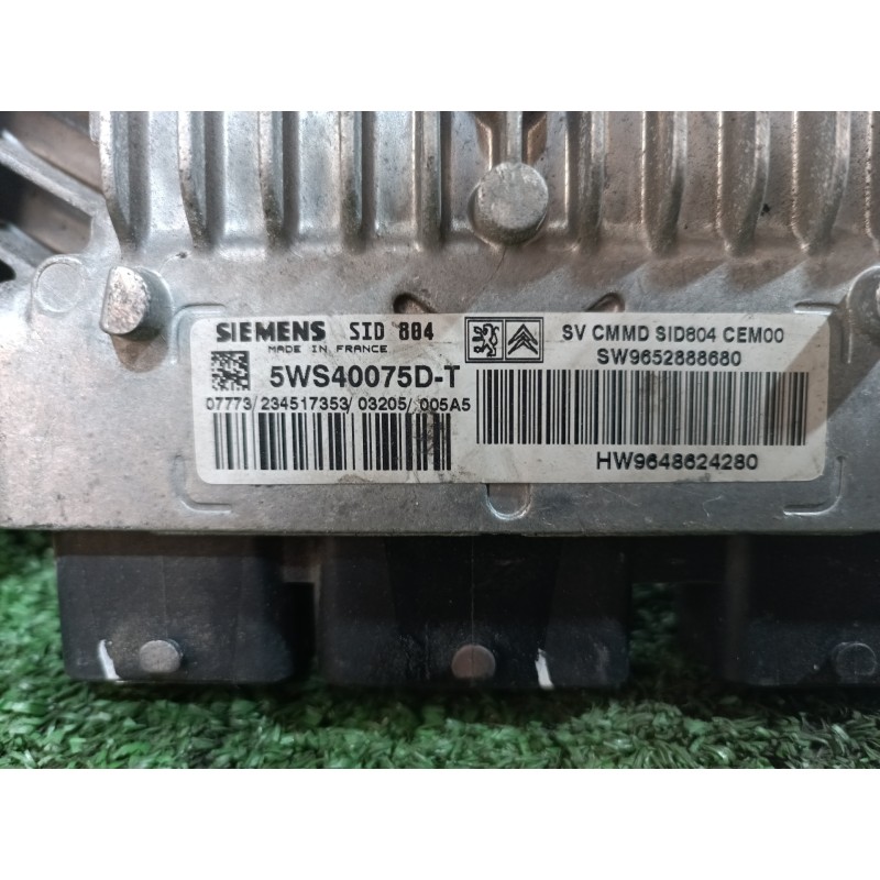 Recambio de centralita motor uce para citroën c2 by loeb referencia OEM IAM 5WS40075DT 5WS40075DT HW9648624280