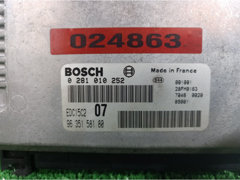 Recambio de centralita motor uce para citroën xantia berlina 2.0 hdi 90/110 attraction referencia OEM IAM 9635158180 9635158180 
