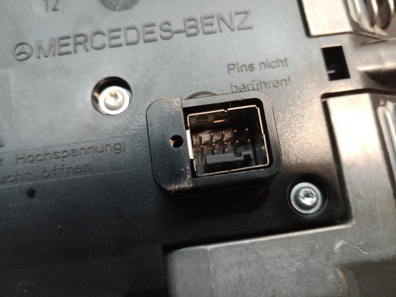 Recambio de pantalla multifuncion para mercedes-benz clase s (w221) berlina 500 l (221.171) referencia OEM IAM A2218205489 A2218