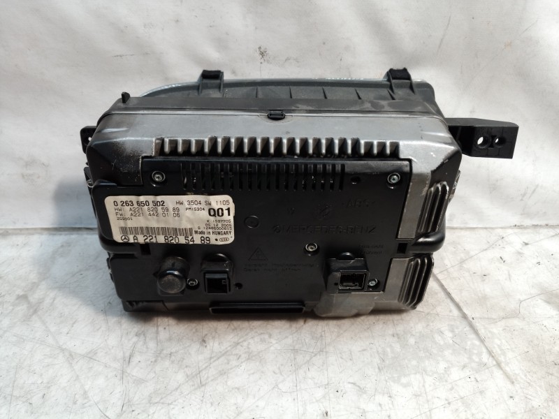 Recambio de pantalla multifuncion para mercedes-benz clase s (w221) berlina 500 l (221.171) referencia OEM IAM A2218205489 A2218