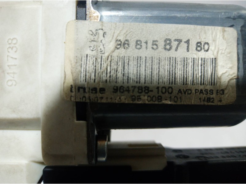 Recambio de motor elevalunas delantero derecho para peugeot 307 break/sw (s2) d-sign referencia OEM IAM 9681587180 9681587180 96