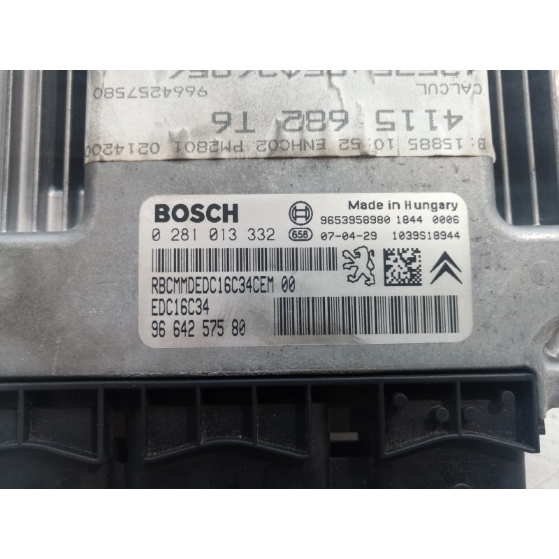 Recambio de centralita motor uce para peugeot 307 break/sw (s2) d-sign referencia OEM IAM 9664257580 9664257580 0281013332