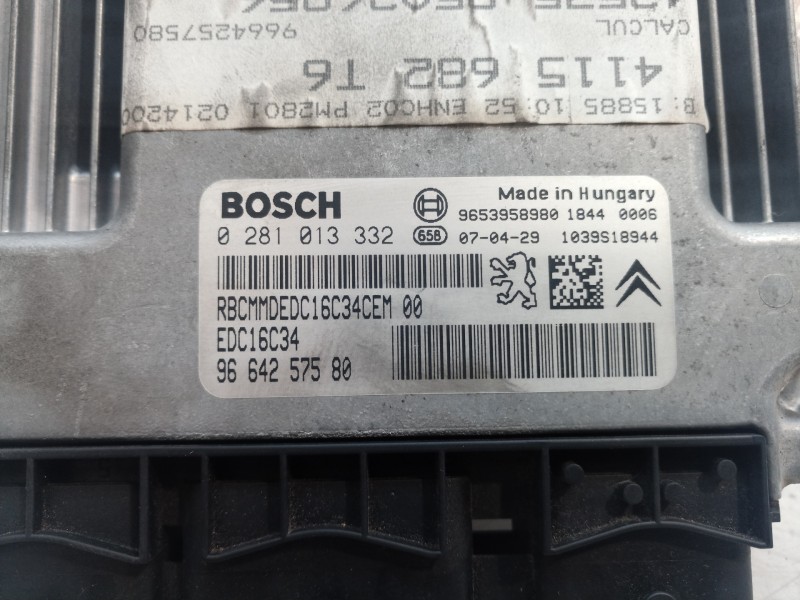 Recambio de centralita motor uce para peugeot 307 break/sw (s2) d-sign referencia OEM IAM 9664257580 9664257580 0281013332