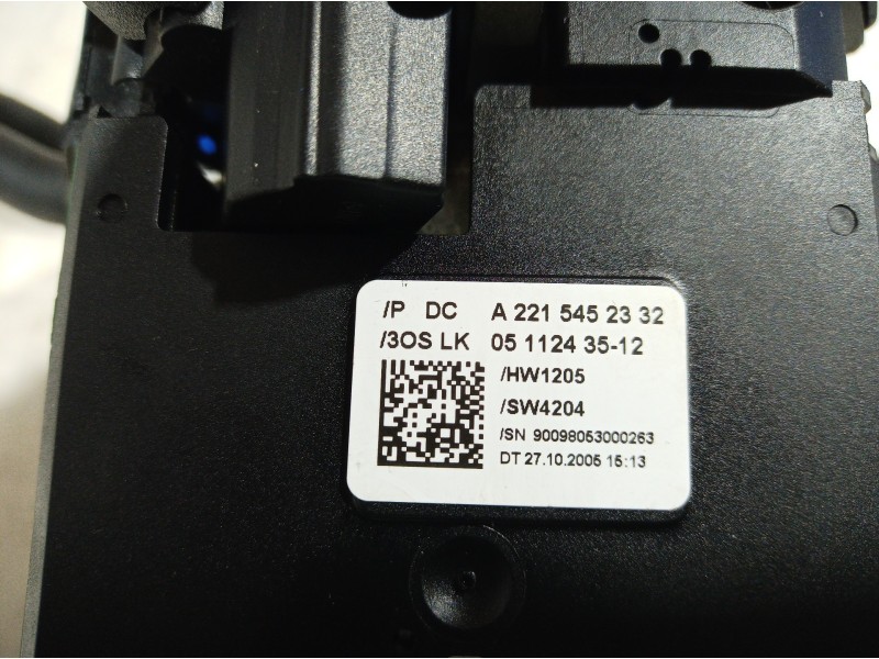Recambio de mando multifuncion para mercedes-benz clase s (w221) berlina 500 l (221.171) referencia OEM IAM A2215452332 A2215452