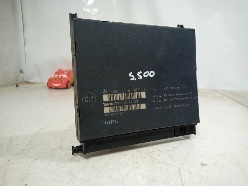 Recambio de centralita asientos para mercedes-benz clase s (w221) berlina 500 l (221.171) referencia OEM IAM A2218706186 A221870