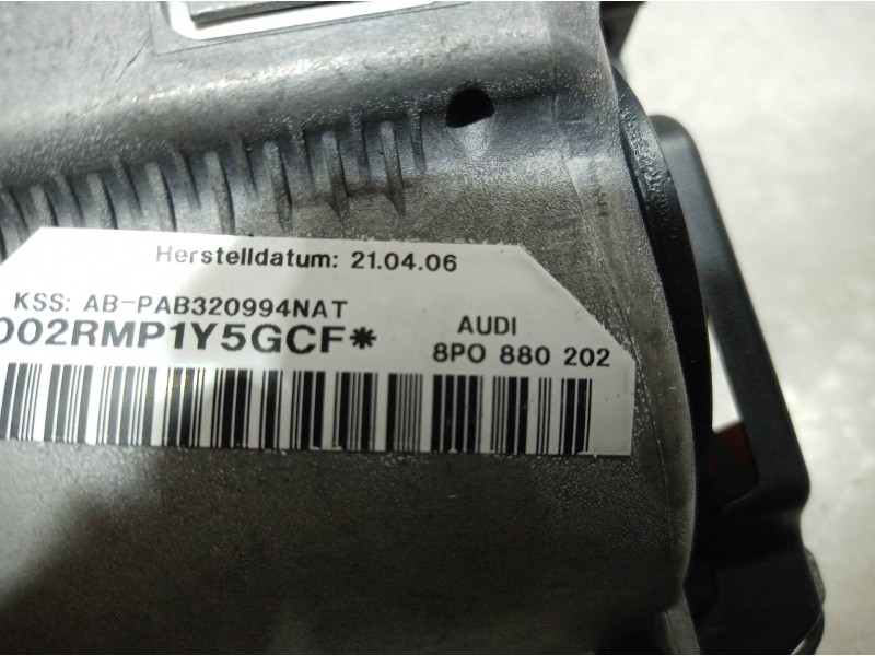 Recambio de airbag delantero derecho para audi a3 (8p) 1.6 fsi ambiente referencia OEM IAM 8P0880202 8P0880202 8P0880202
