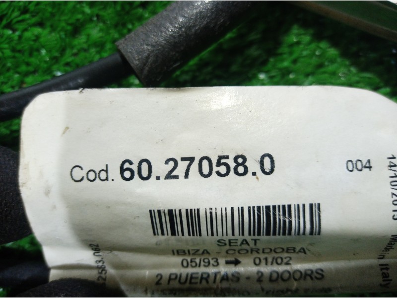 Recambio de motor elevalunas delantero derecho para seat ibiza (6k1) free sky referencia OEM IAM 60270580 60270580 60270580