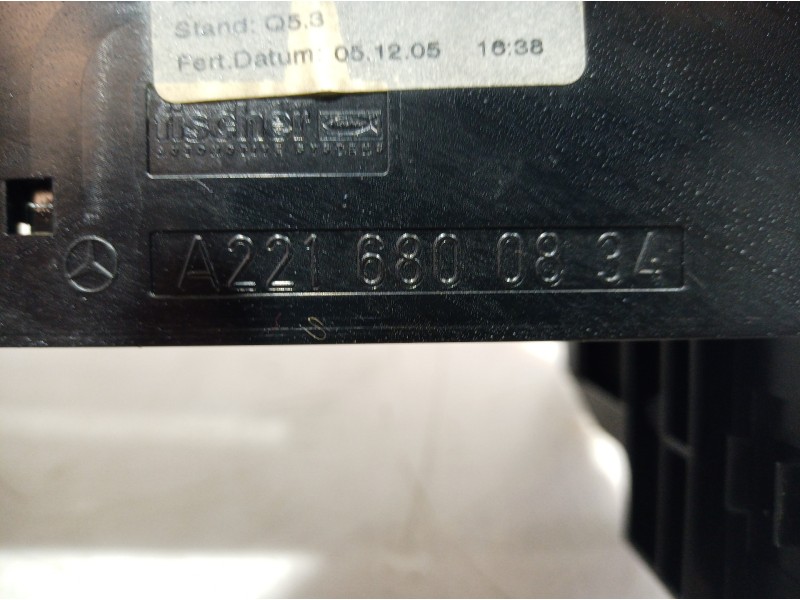 Recambio de cenicero para mercedes-benz clase s (w221) berlina 500 l (221.171) referencia OEM IAM A2216800834 A2216800834 A22168