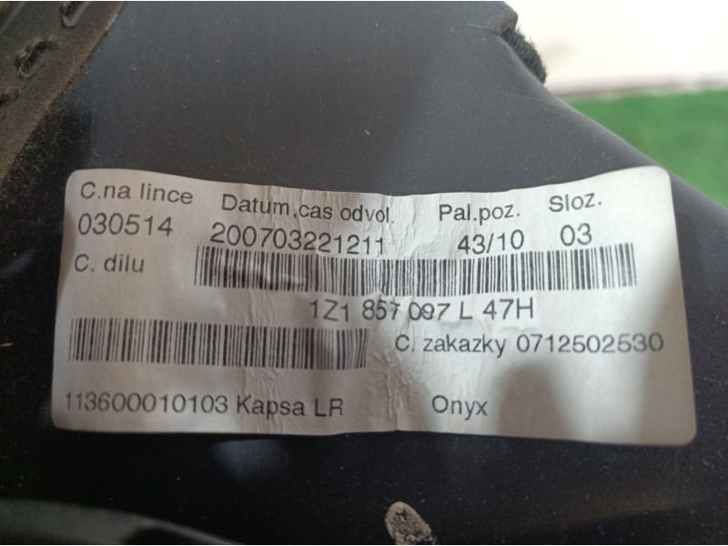 Recambio de guantera para skoda octavia combi (1z5) elegance referencia OEM IAM 1Z1857097L 1Z1857097L 