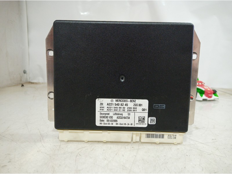 Recambio de centralita suspension para mercedes-benz clase s (w221) berlina 500 l (221.171) referencia OEM IAM A2215408245 A2215