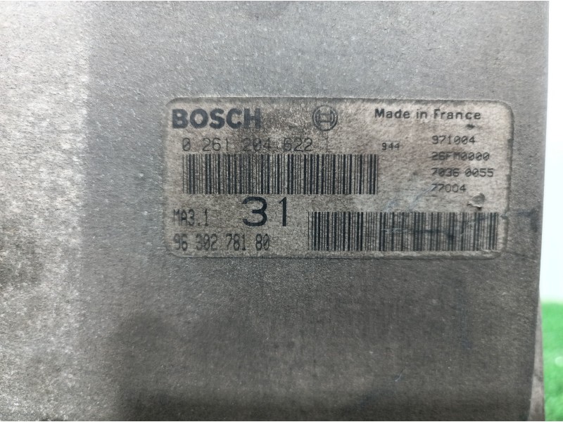 Recambio de centralita motor uce para peugeot 106 (s1) 1.1 referencia OEM IAM 9630278180 9630278180 0261204622