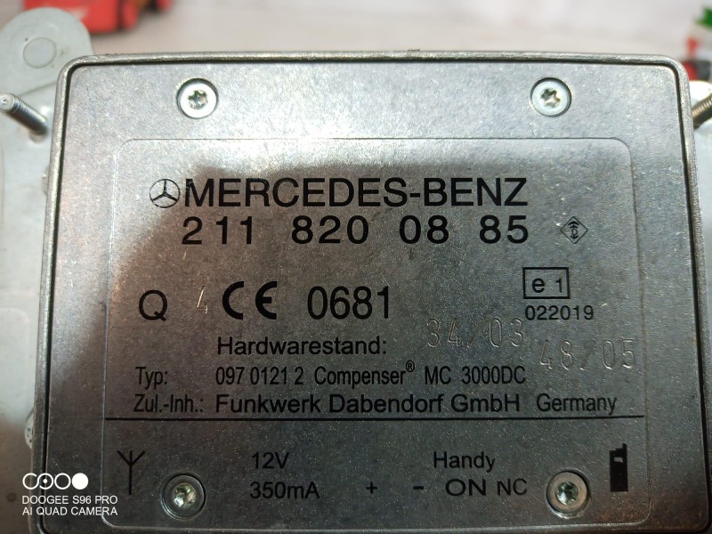 Recambio de modulo electronico para mercedes-benz clase s (w221) berlina 500 l (221.171) referencia OEM IAM 2218200885 221820088