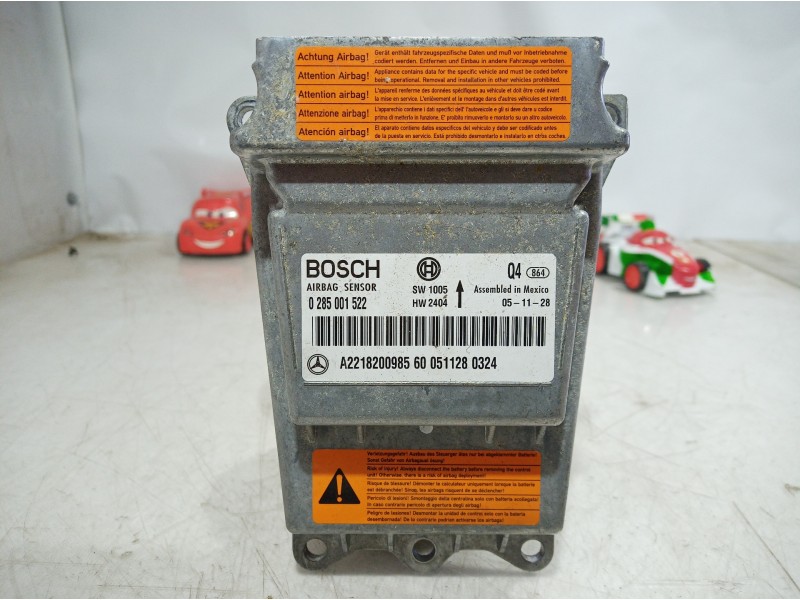 Recambio de centralita airbag para mercedes-benz clase s (w221) berlina 500 l (221.171) referencia OEM IAM A2218200985 A22182009