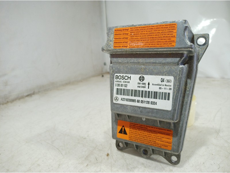 Recambio de centralita airbag para mercedes-benz clase s (w221) berlina 500 l (221.171) referencia OEM IAM A2218200985 A22182009