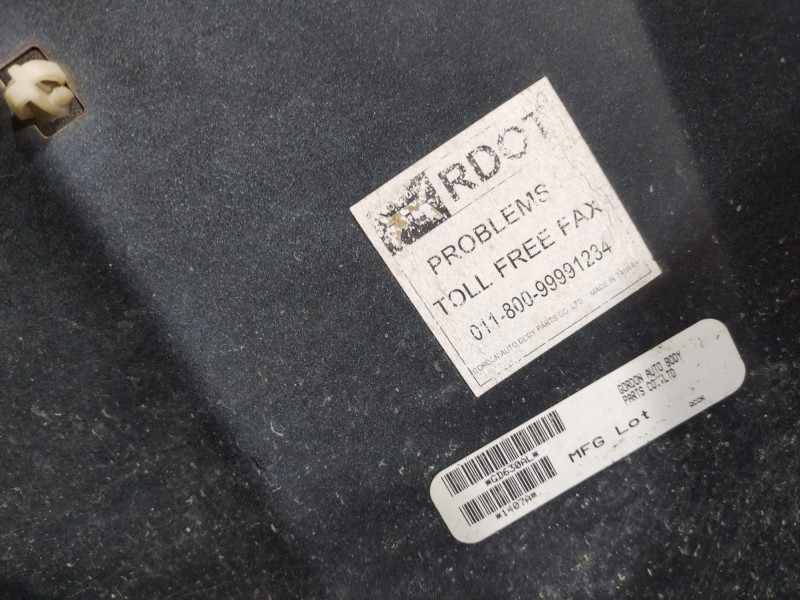Recambio de aleta delantera izquierda para hyundai tucson (jm) 2,0 classic 4x2 referencia OEM IAM 01180099991234 01180099991234 