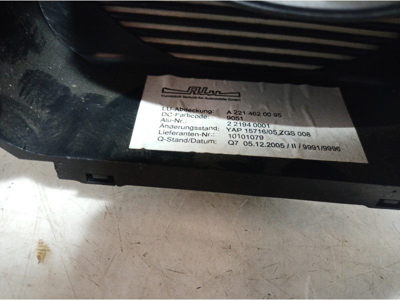 Recambio de moldura para mercedes-benz clase s (w221) berlina 500 l (221.171) referencia OEM IAM A2214620095 A2214620095 A221462