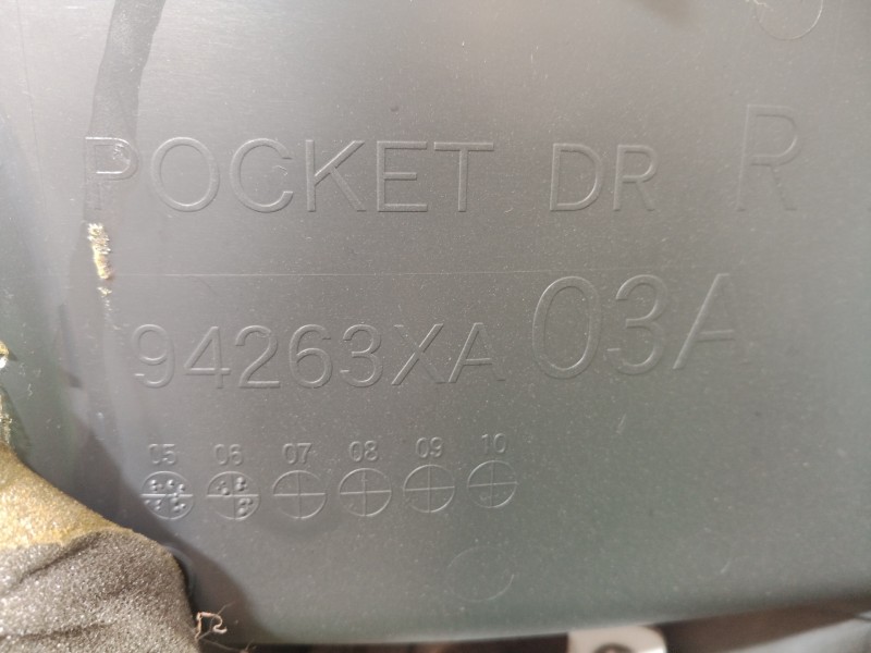 Recambio de guarnecido puerta trasera izquierda para subaru tribeca b9 limited referencia OEM IAM 94263XA03A 94263XA03A 94263XA0